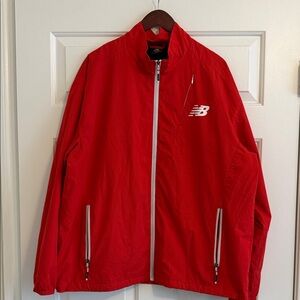 New Balance Men's Vibrant Red Windbreaker